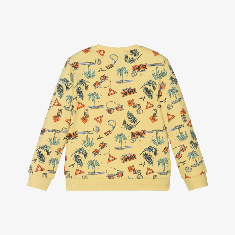 Guess-Boys Sunshine Cotton Pullover | Childrensalon Outlet