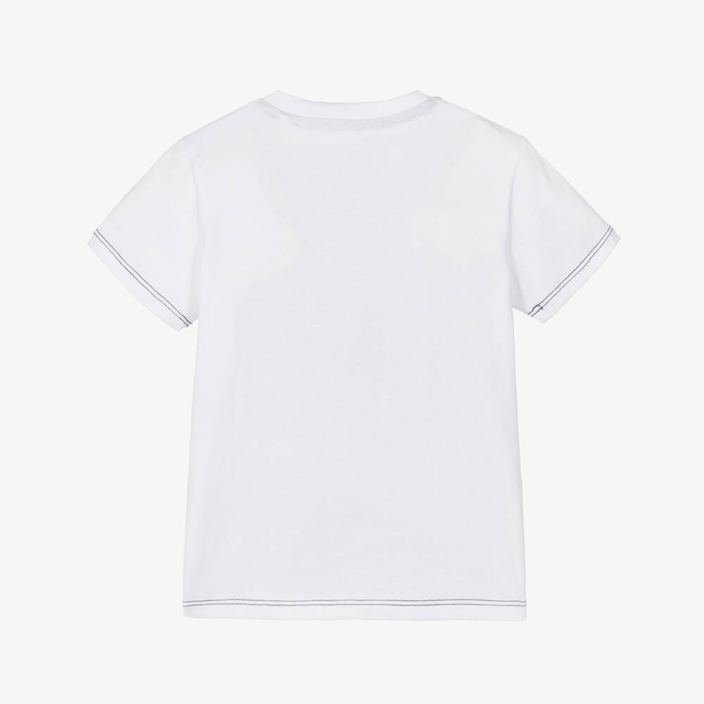 Guess-Boys T-shirt - Amalfi White | Childrensalon Outlet