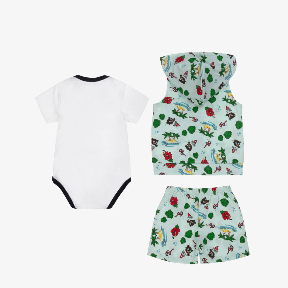 Guess-Boys Tropical Green Playtime Set | Childrensalon Outlet