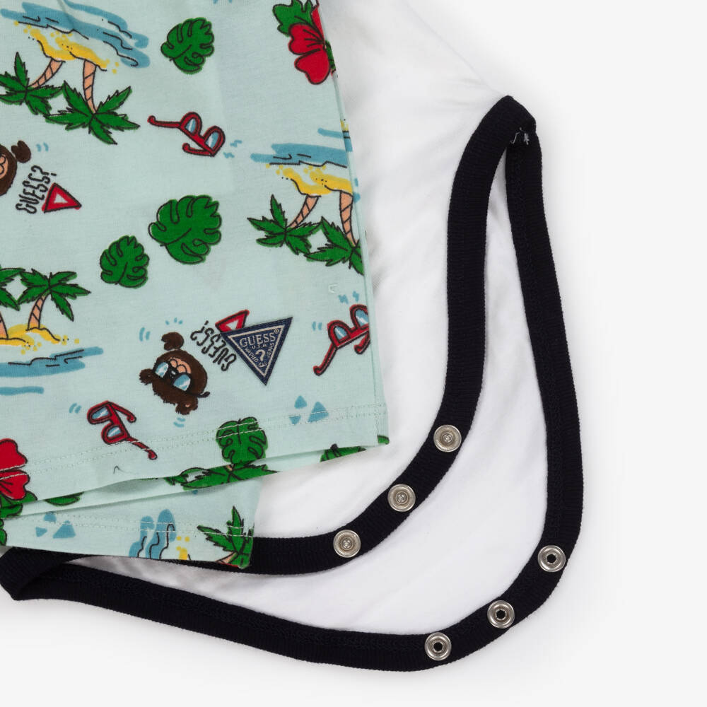 Guess-Boys Tropical Green Playtime Set | Childrensalon Outlet