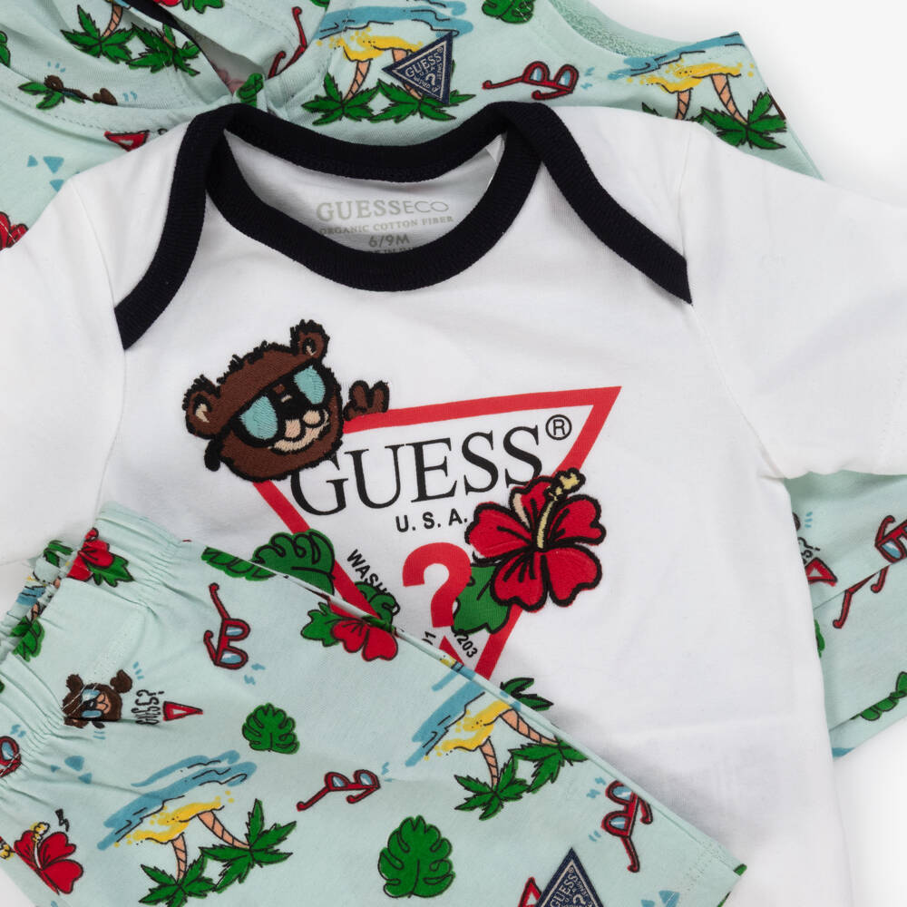 Guess-Boys Tropical Green Playtime Set | Childrensalon Outlet