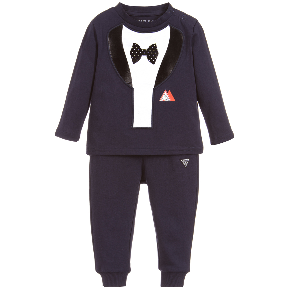 Guess - Boys Tuxedo Print Outfit | Childrensalon