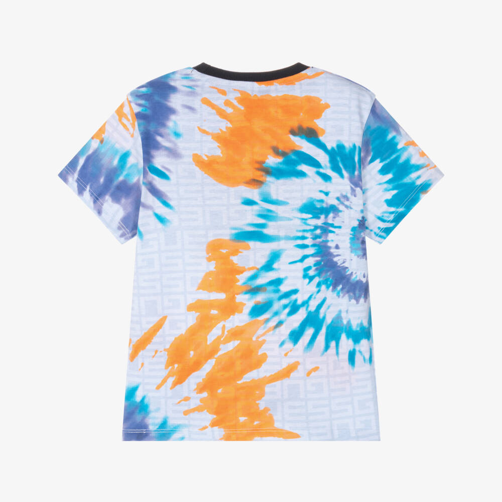 Guess-Boys Vibrant Blue Cotton Tee | Childrensalon Outlet