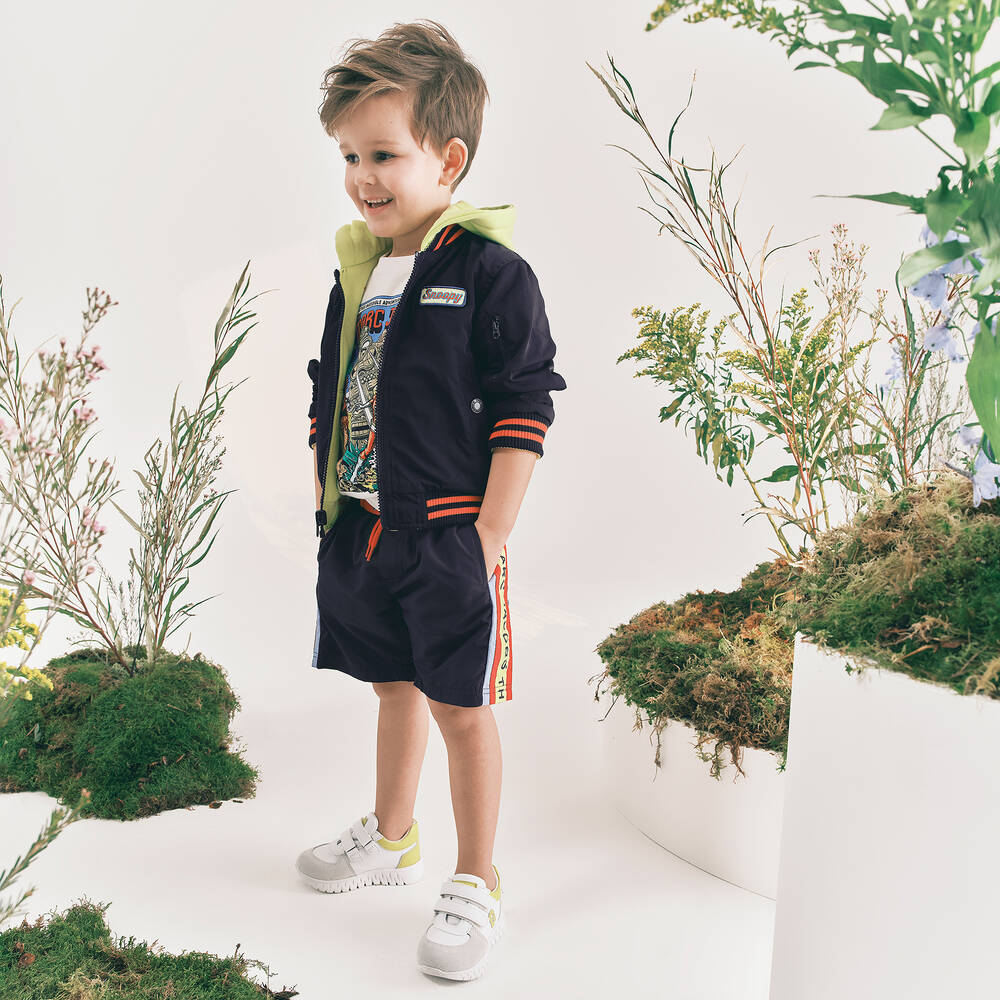 جيس-ترينرز أطفال ولادي جلد لون أبيض | Childrensalon Outlet