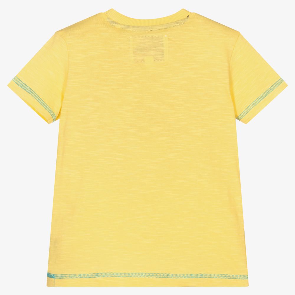 Guess-Boys Yellow Flags T-Shirt | Childrensalon Outlet