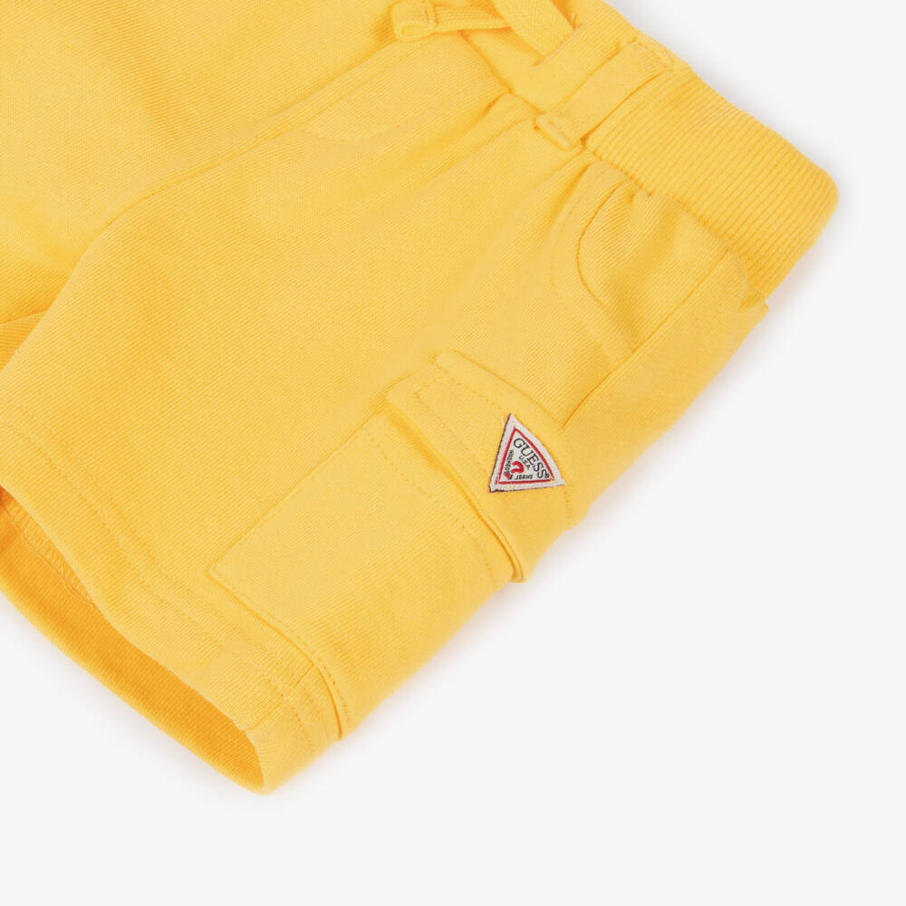 Guess-Boys Yellow & White Cotton Set | Childrensalon Outlet