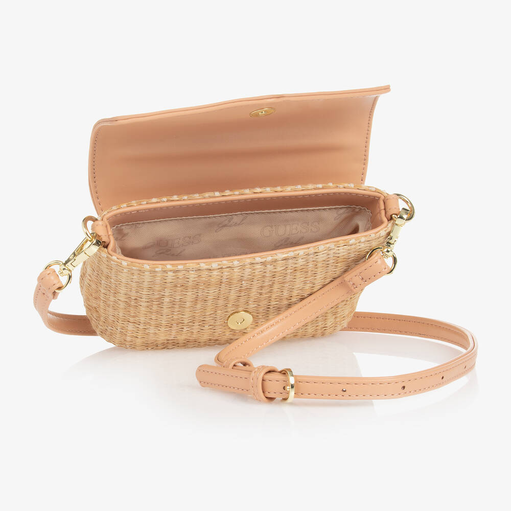 Beige guess bag deals