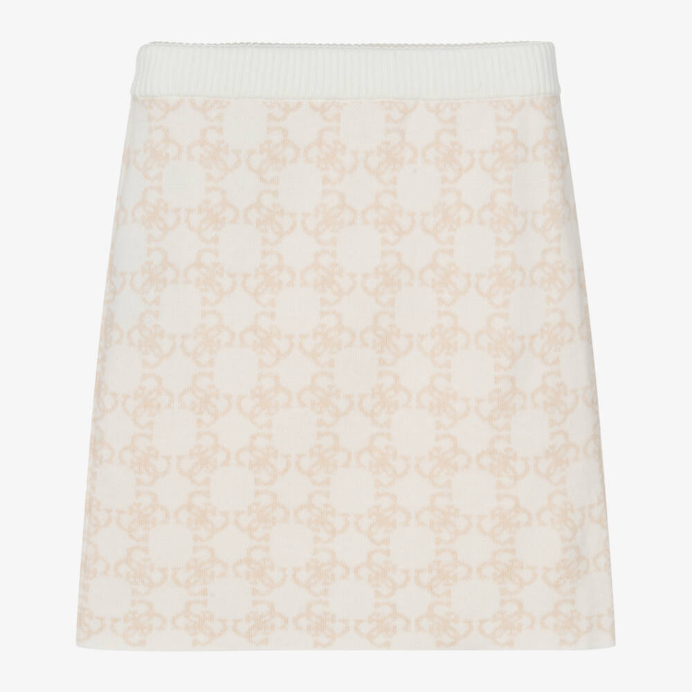 Guess-Girls Beige & Ivory Knit Skirt | Childrensalon Outlet