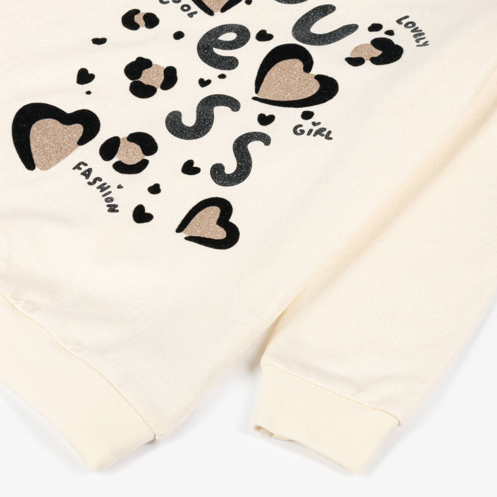 Guess-Girls Beige & Ivory Legging Set | Childrensalon Outlet