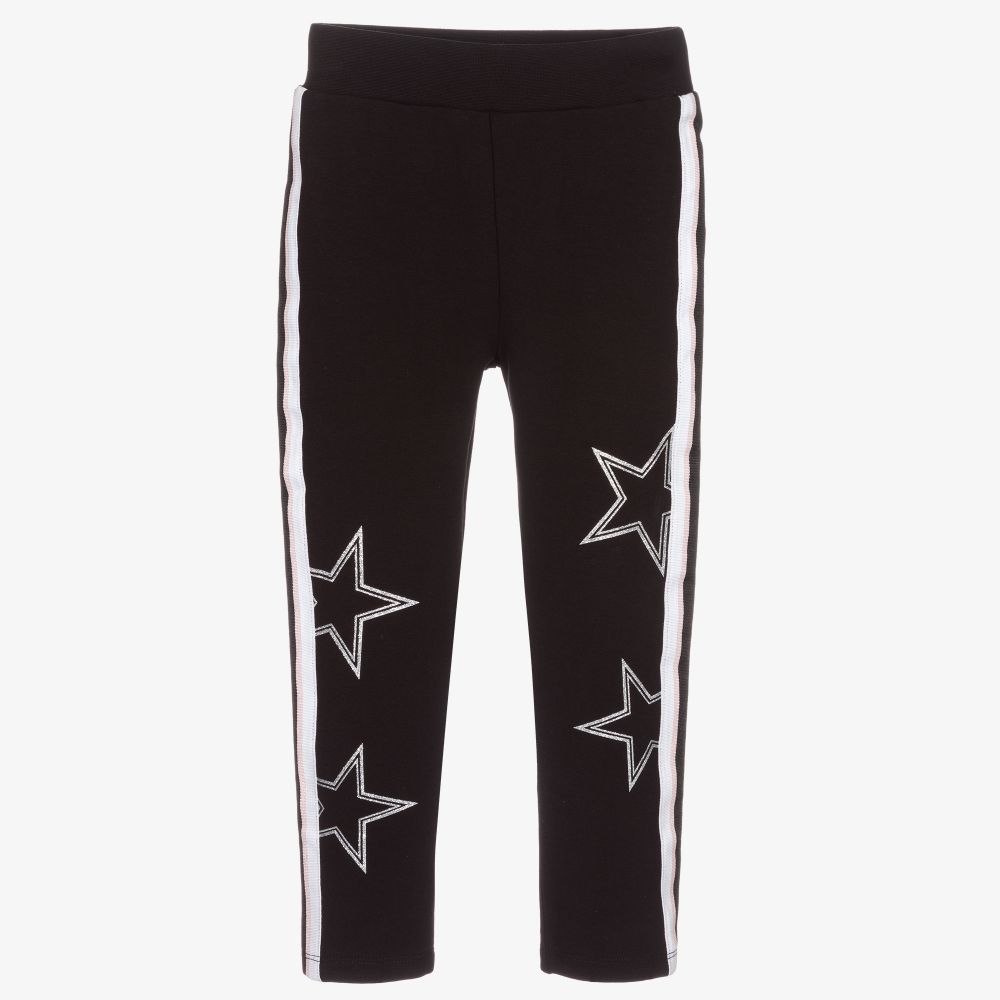 Guess-Черные хлопковые легинсы для девочек | Childrensalon Outlet