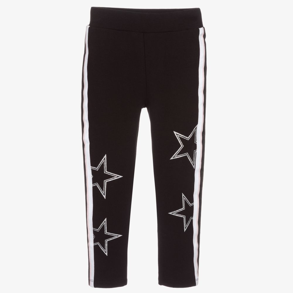 Guess - Schwarze Baumwoll-Leggings (M) | Childrensalon