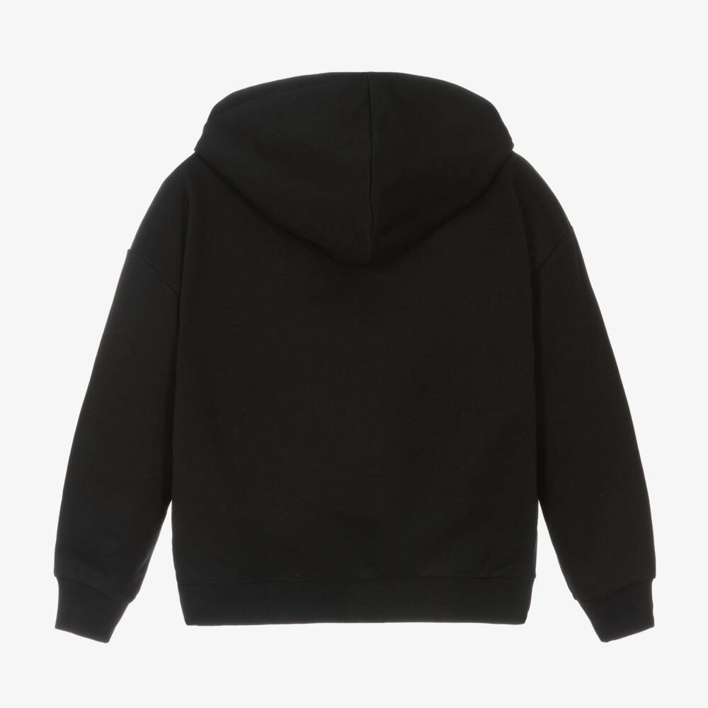 جيس-هودي قطن لون أسود للبنات | Childrensalon Outlet