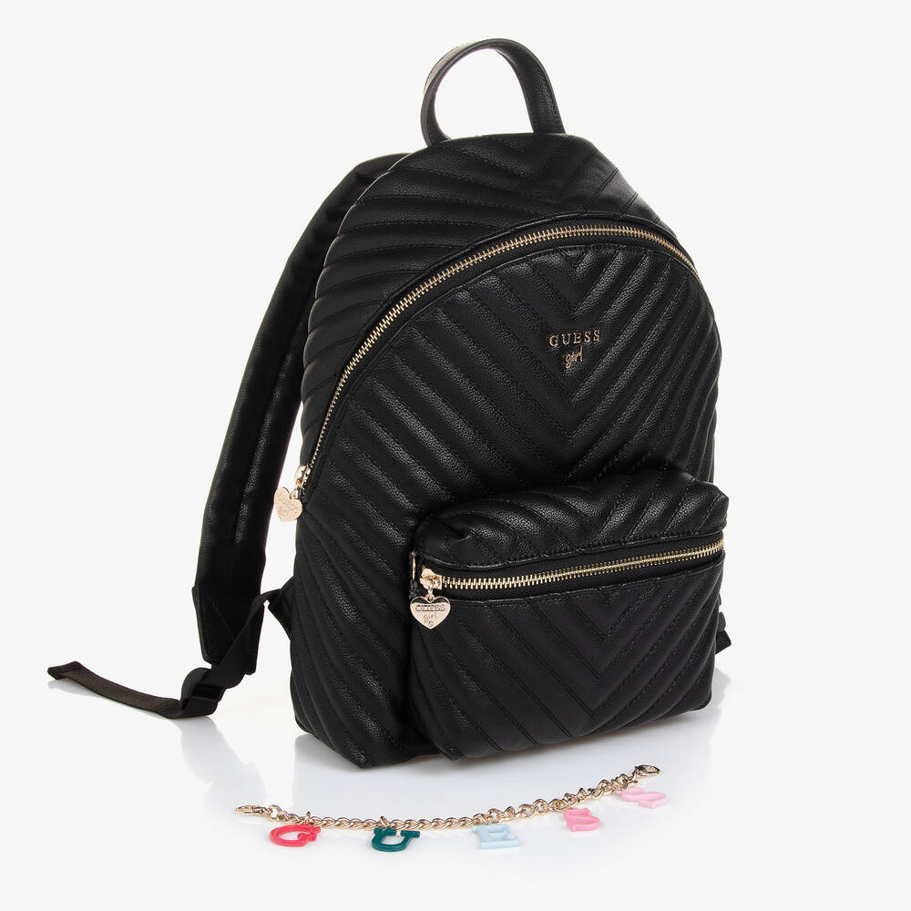 Leather guess backpack online