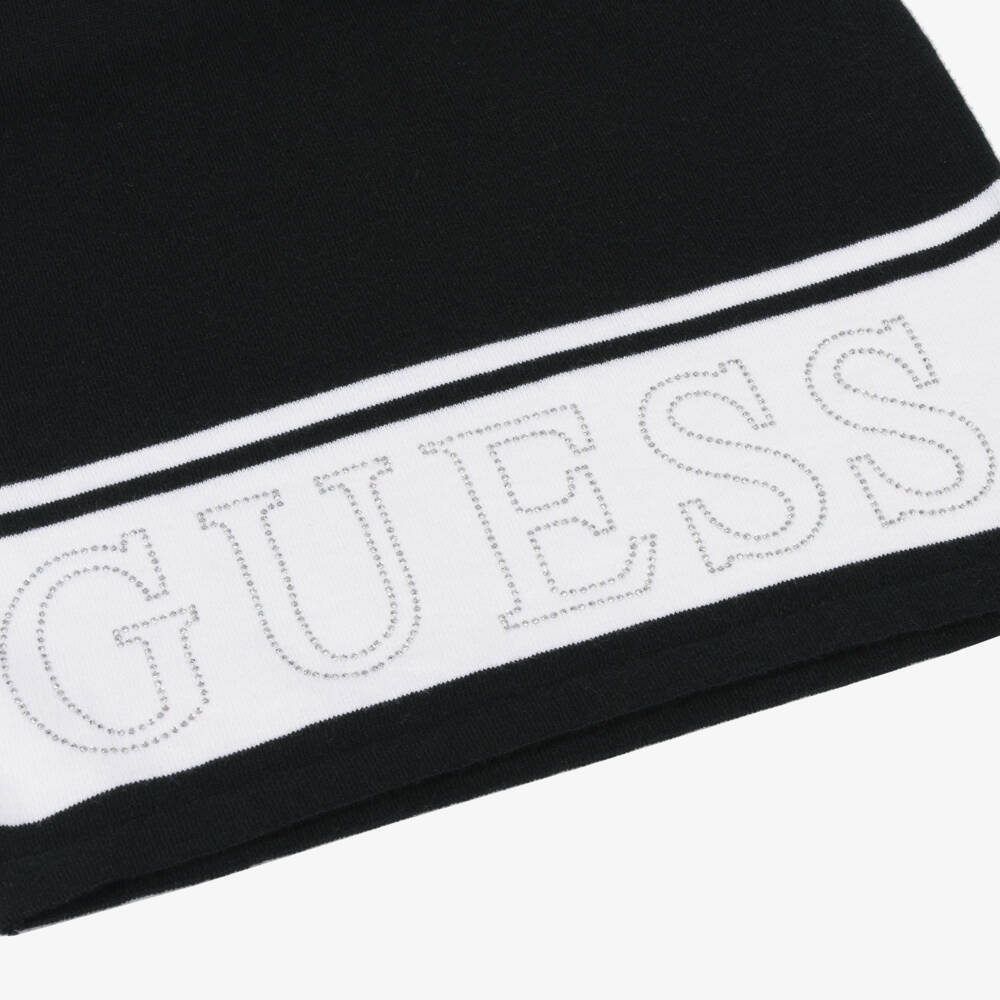 Guess-Girls Black Knit Hem Skirt | Childrensalon Outlet