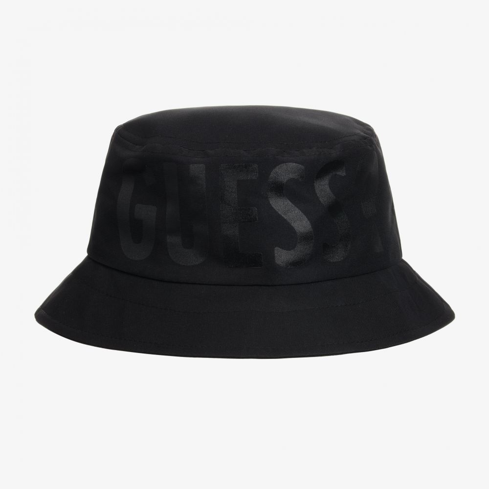 Guess - Черная шапка-ведро для девочек | Childrensalon