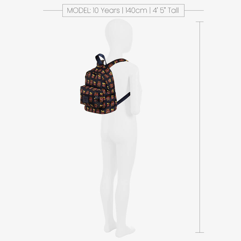 Guess - Blauer Rucksack mit Bären (26 cm) | Childrensalon Outlet