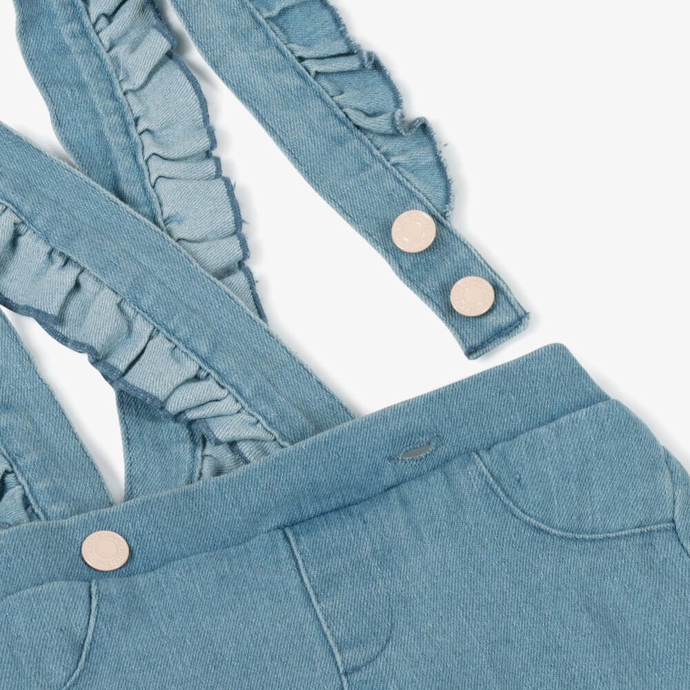 Guess-Girls Blue Denim Skirt Ensemble | Childrensalon Outlet