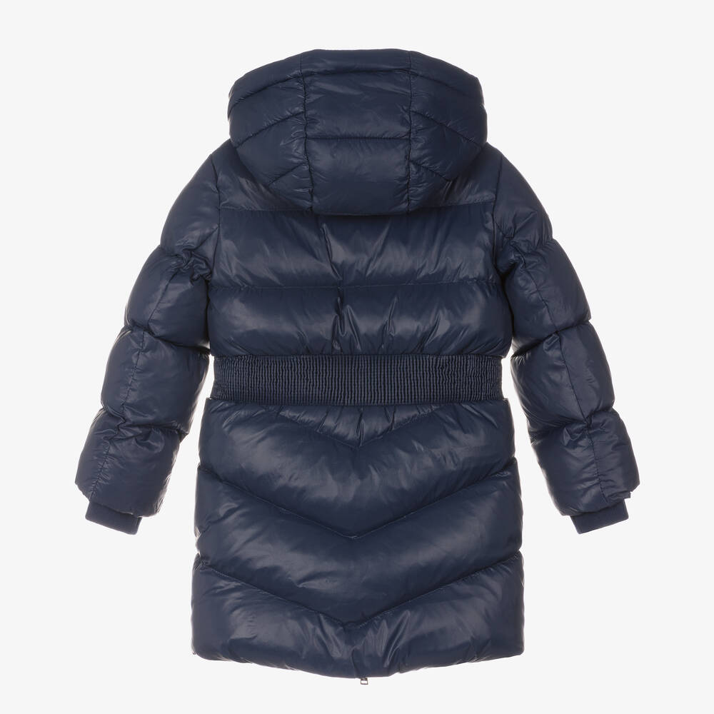 Guess-Girls Blue Down Padded Coat | Childrensalon Outlet