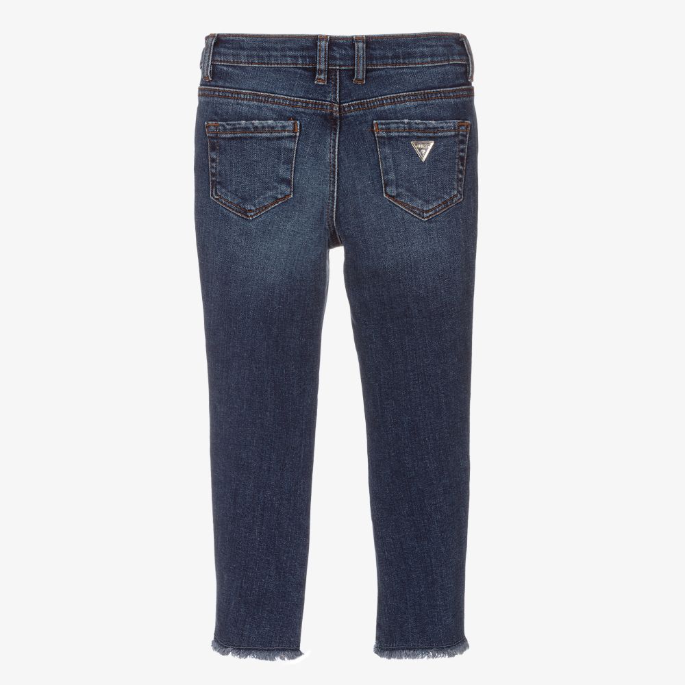 Guess-Girls Blue Skinny Fit Jeans | Childrensalon Outlet