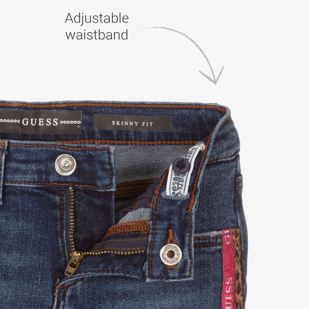 Guess Jean skinny bleu Fille