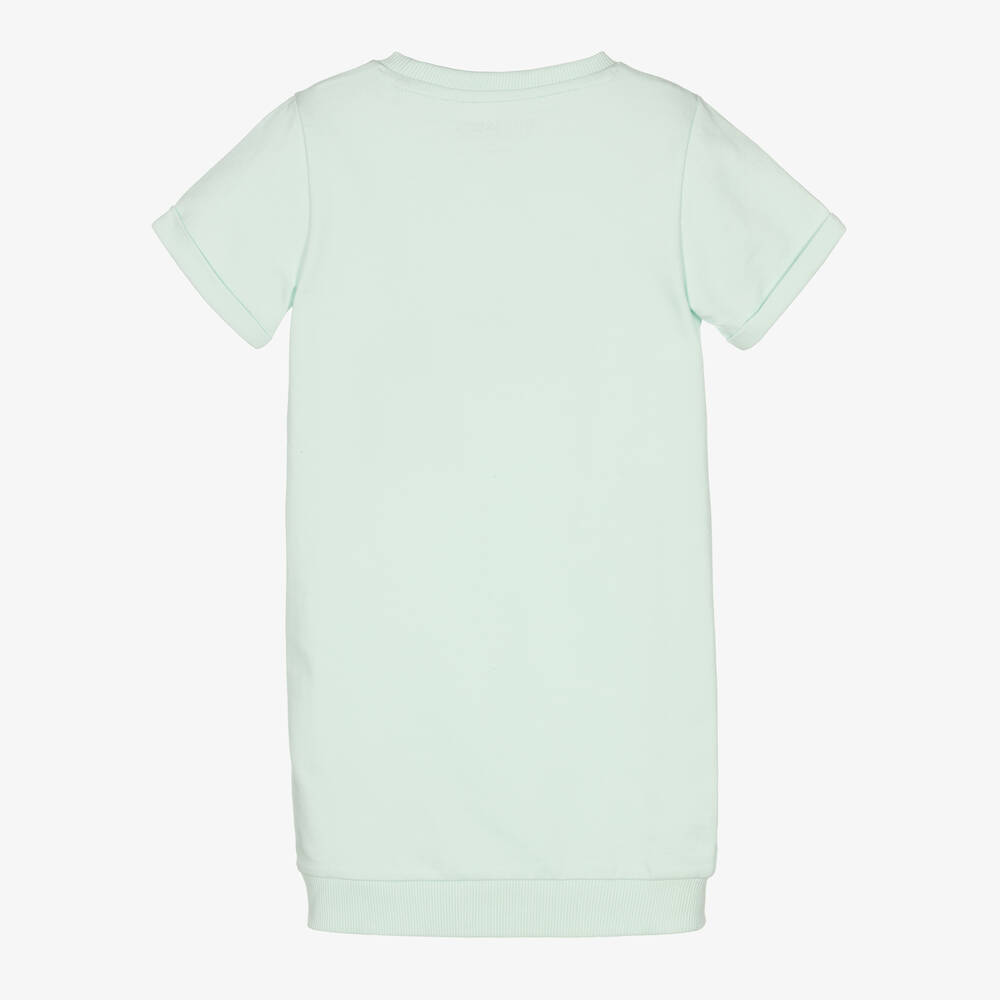 Guess-Girls Blue Triangle Logo Dress | Childrensalon Outlet