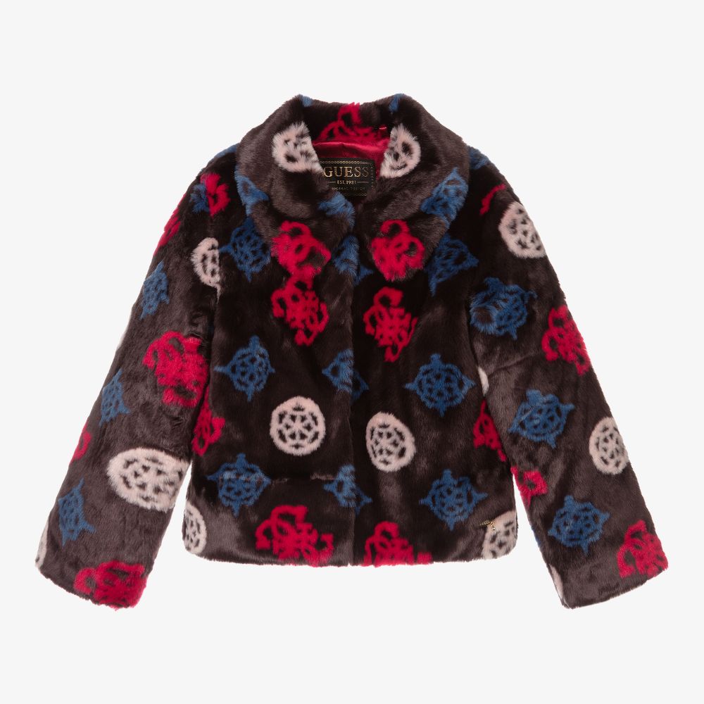 Guess fluffy jacket on sale