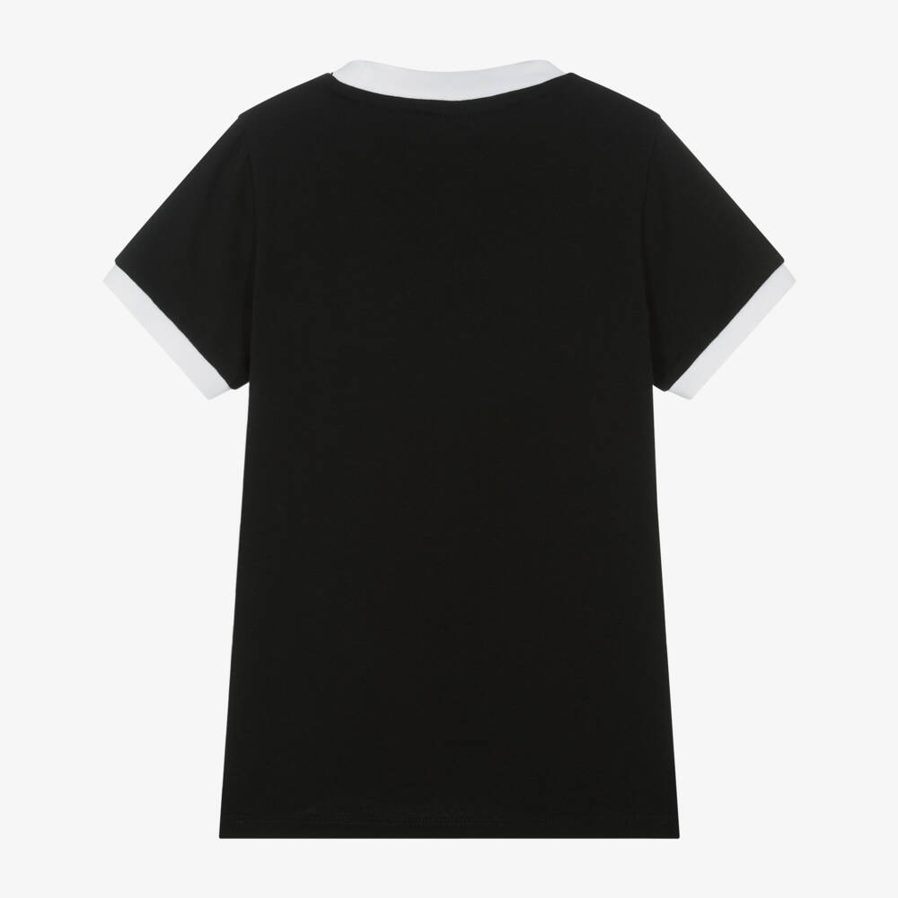 Guess-Girls Charcoal Cotton Tee Delight | Childrensalon Outlet