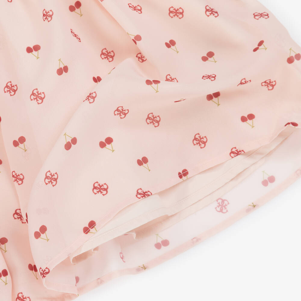 Guess-Girls Chiffon Cherry Blush Dress | Childrensalon Outlet