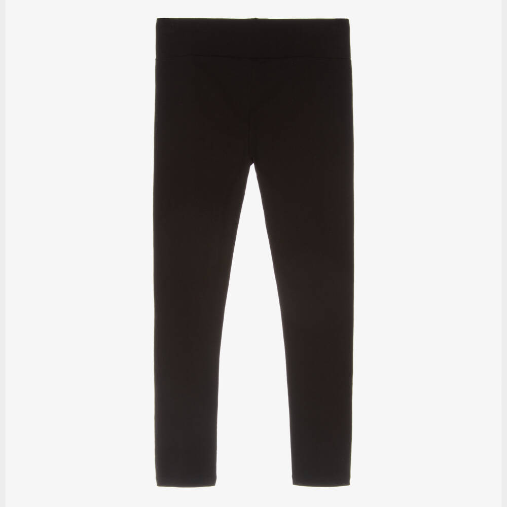 Guess-Girls Classic Black Stretch Leggings | Childrensalon Outlet