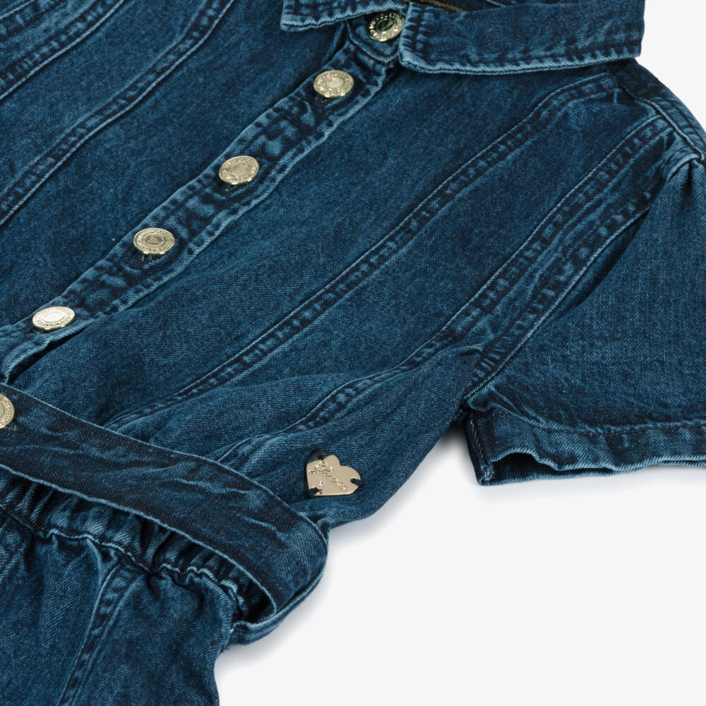 Guess-Girls Classic Indigo Denim Frock | Childrensalon Outlet