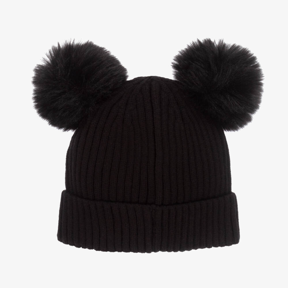 Guess-Girls Cosy Knit Pom-Pom Beanie | Childrensalon Outlet