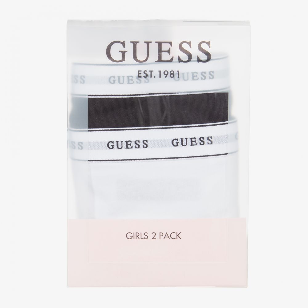 Guess-Girls Cotton Knickers (2 Pack) | Childrensalon Outlet