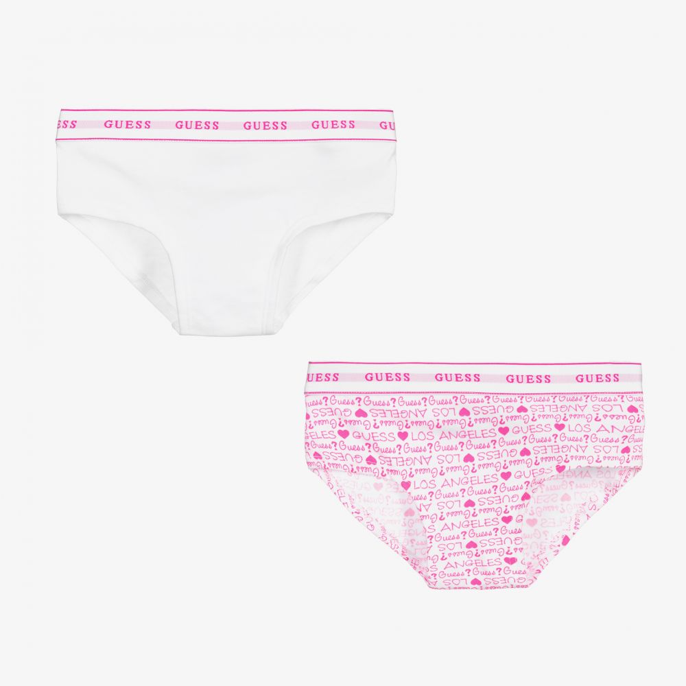 Guess-Girls Cotton Knickers (2 Pack) | Childrensalon Outlet