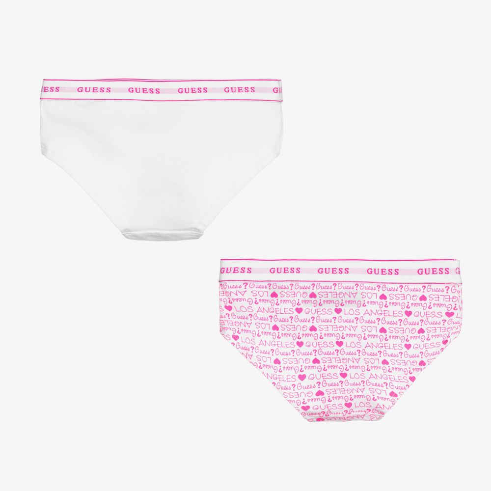 Guess-Girls Cotton Knickers (2 Pack) | Childrensalon Outlet
