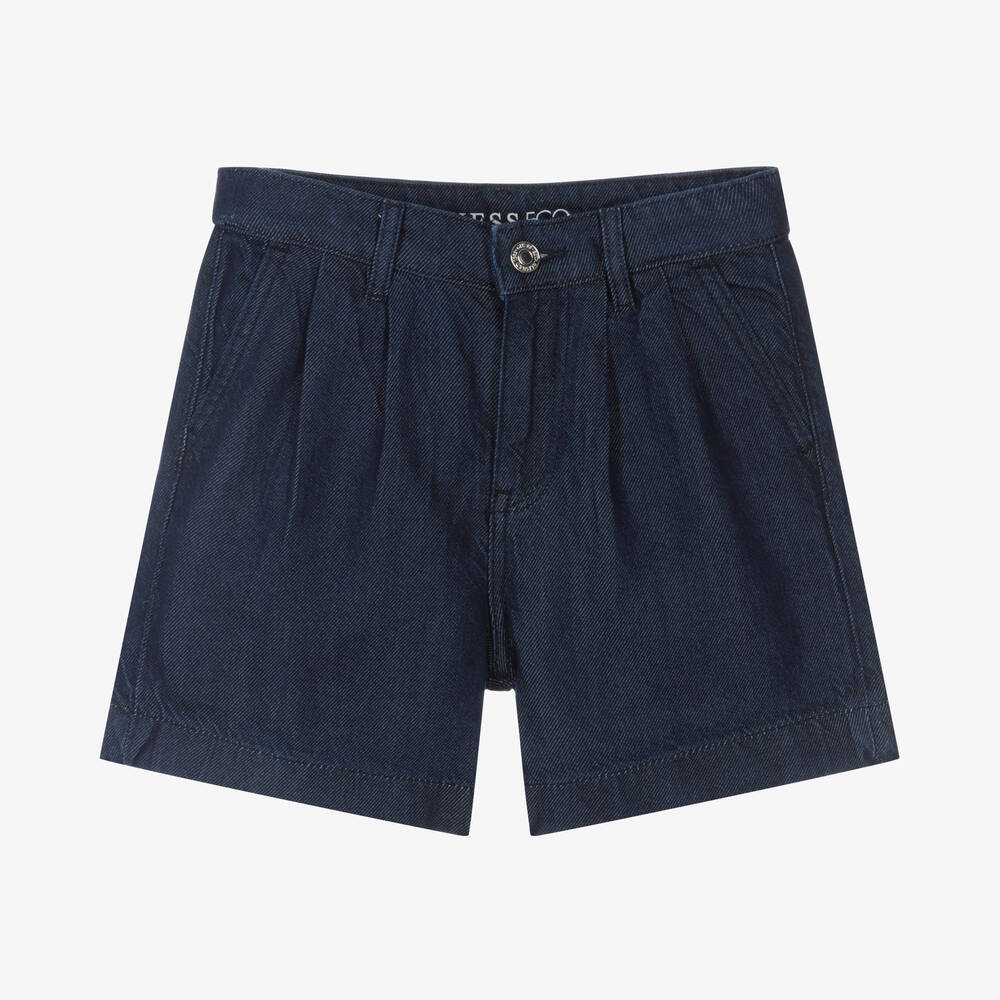 Guess - Dunkelblaue Jeans-Shorts (M) | Childrensalon