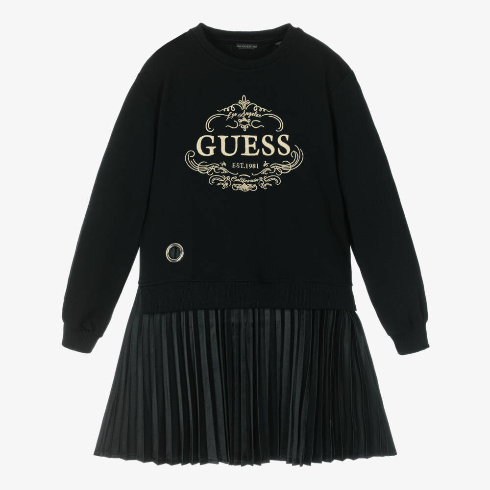 Guess-Girls Elegant Black Tiered Outfit | Childrensalon Outlet