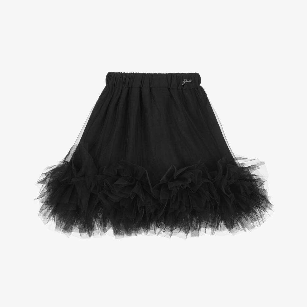 Guess-Girls Elegant Black Tulle Tutu | Childrensalon Outlet