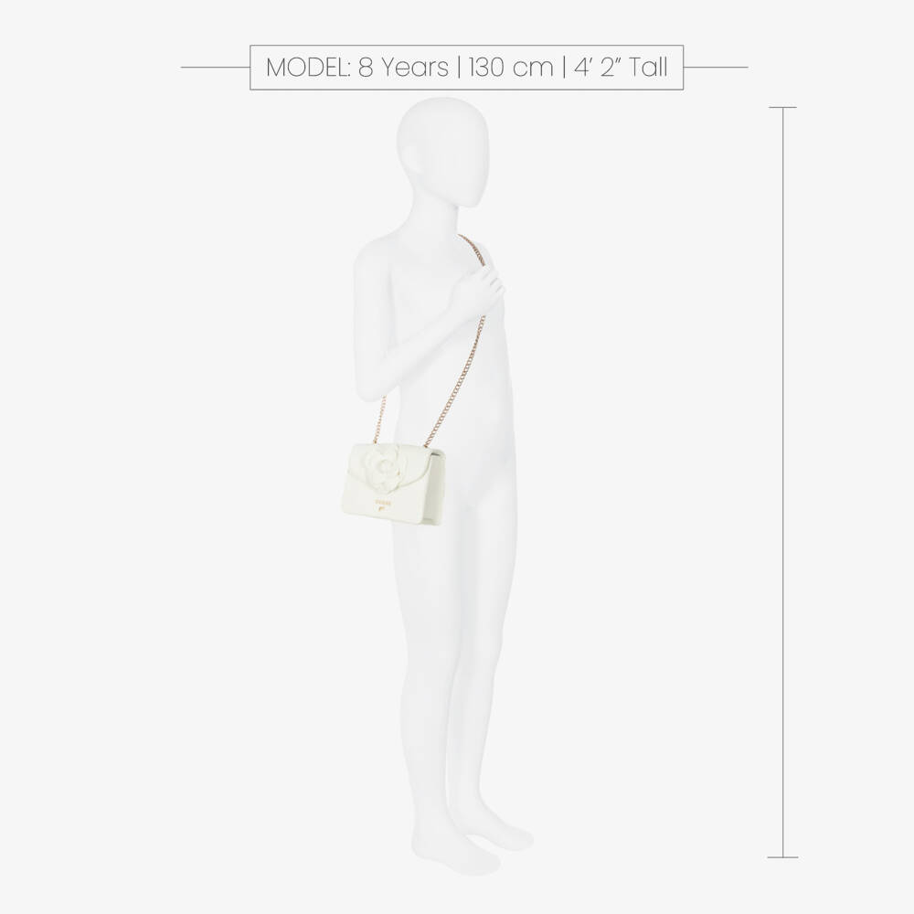 Guess-Girls Elegant Ivory Floral Bag | Childrensalon Outlet