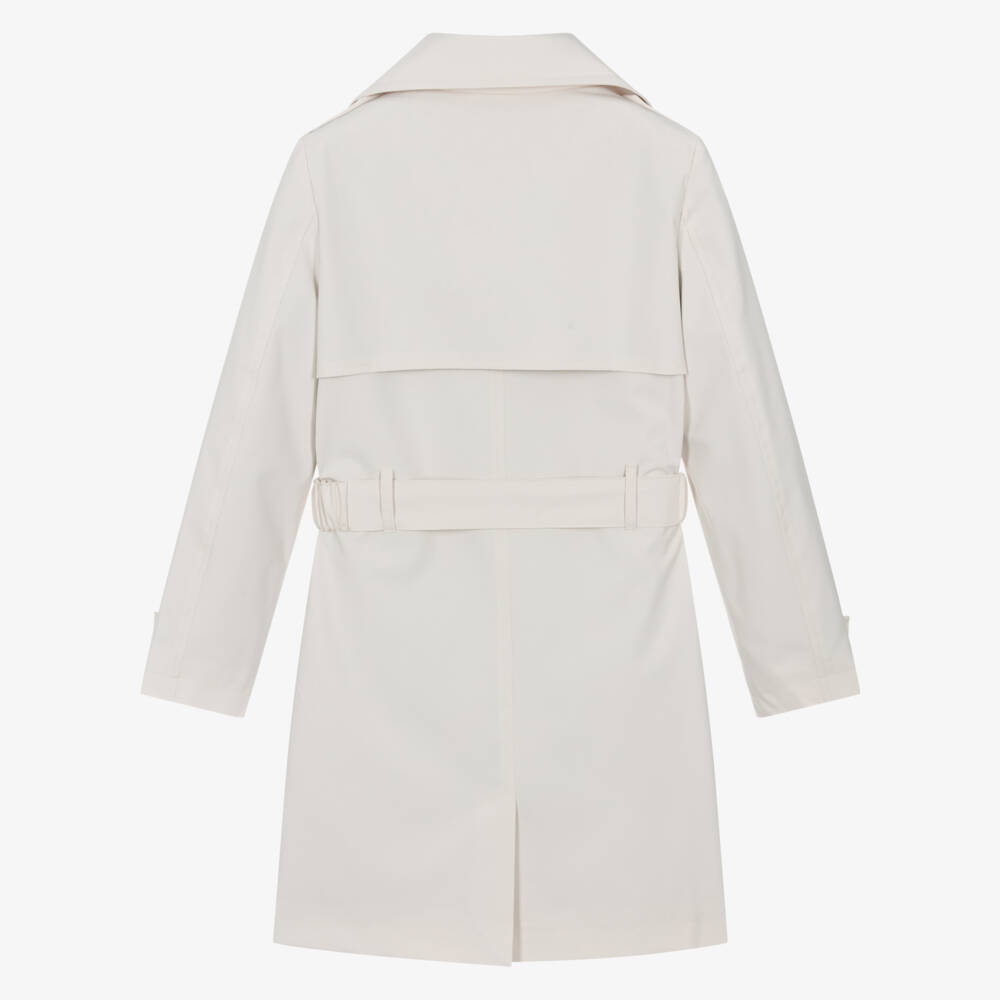Guess-Girls' Elegant Ivory Overcoat | Childrensalon Outlet