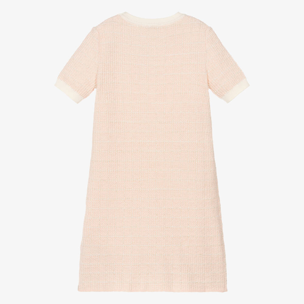 Guess-Элегантное пастельное твидовое платье для девочек | Childrensalon Outlet