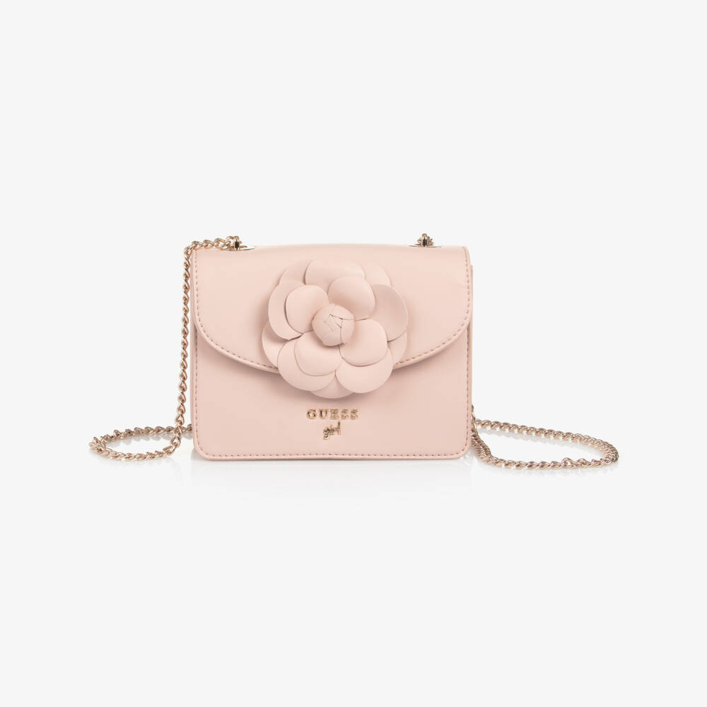 Guess-Элегантная розовая сумочка с цветочным узором для девочек | Childrensalon Outlet