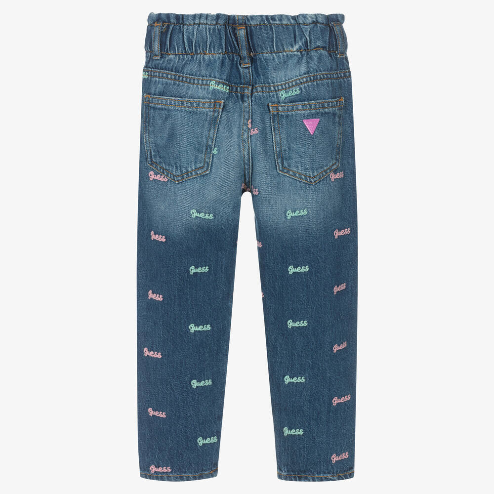 Guess embroidered jeans clearance