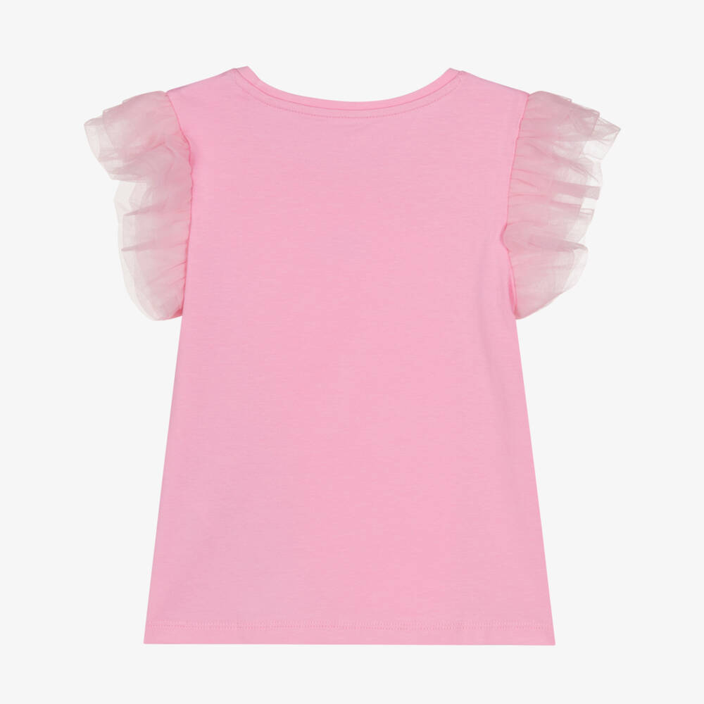 Guess-Girls' Enchanting Pink Tulle Top | Childrensalon Outlet