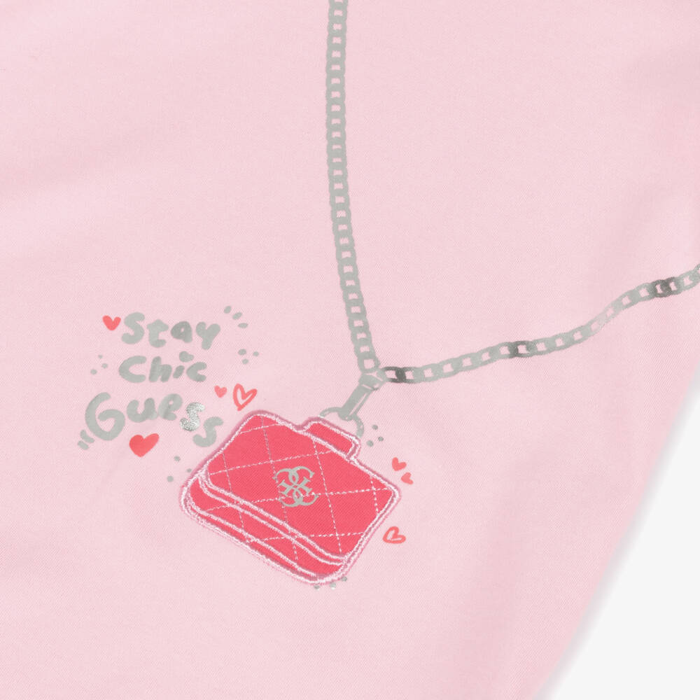 Guess-Girls Frock with Pink Handbag Design | Childrensalon Outlet