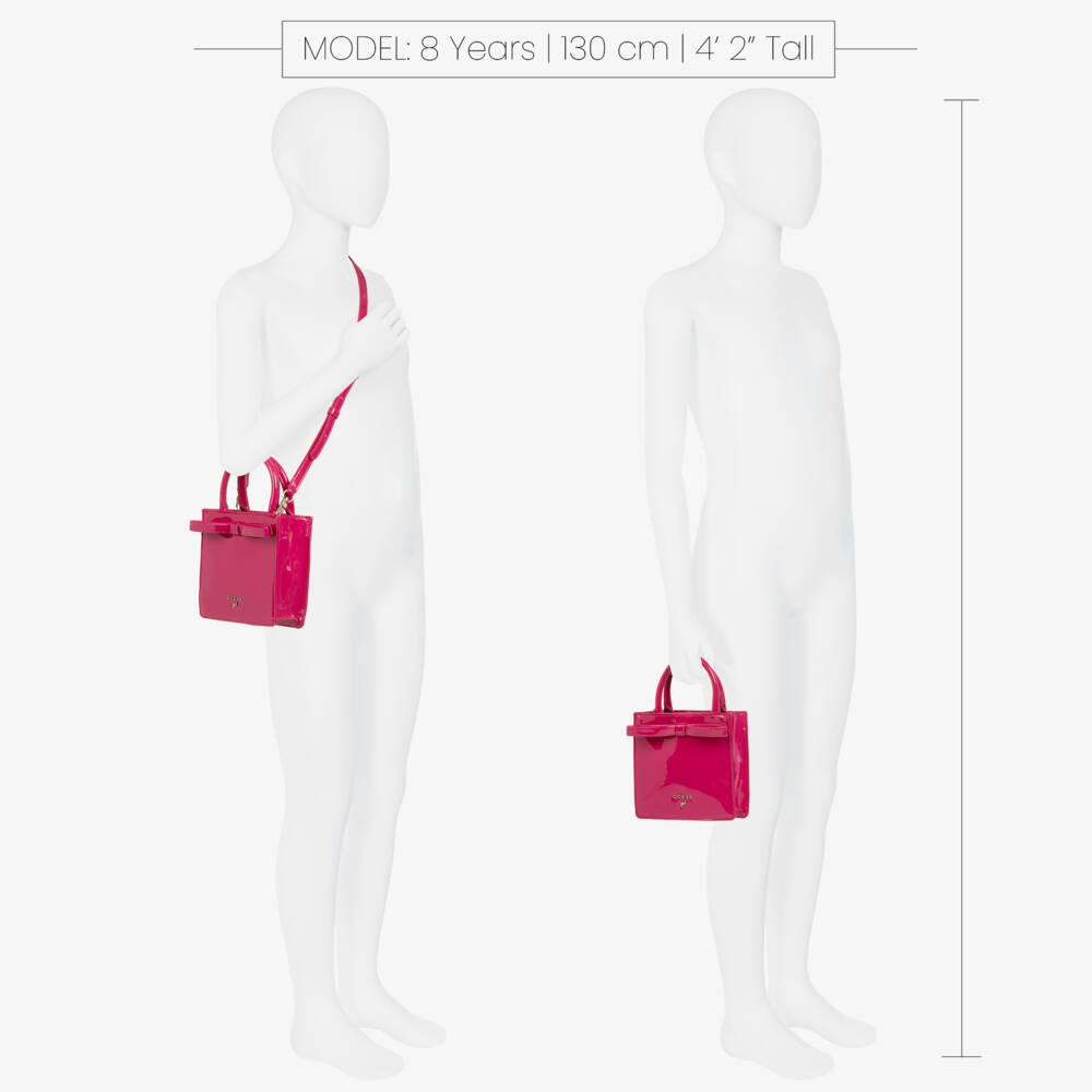 Guess-Girls Fuchsia Bowed Chic Handbag | Childrensalon Outlet