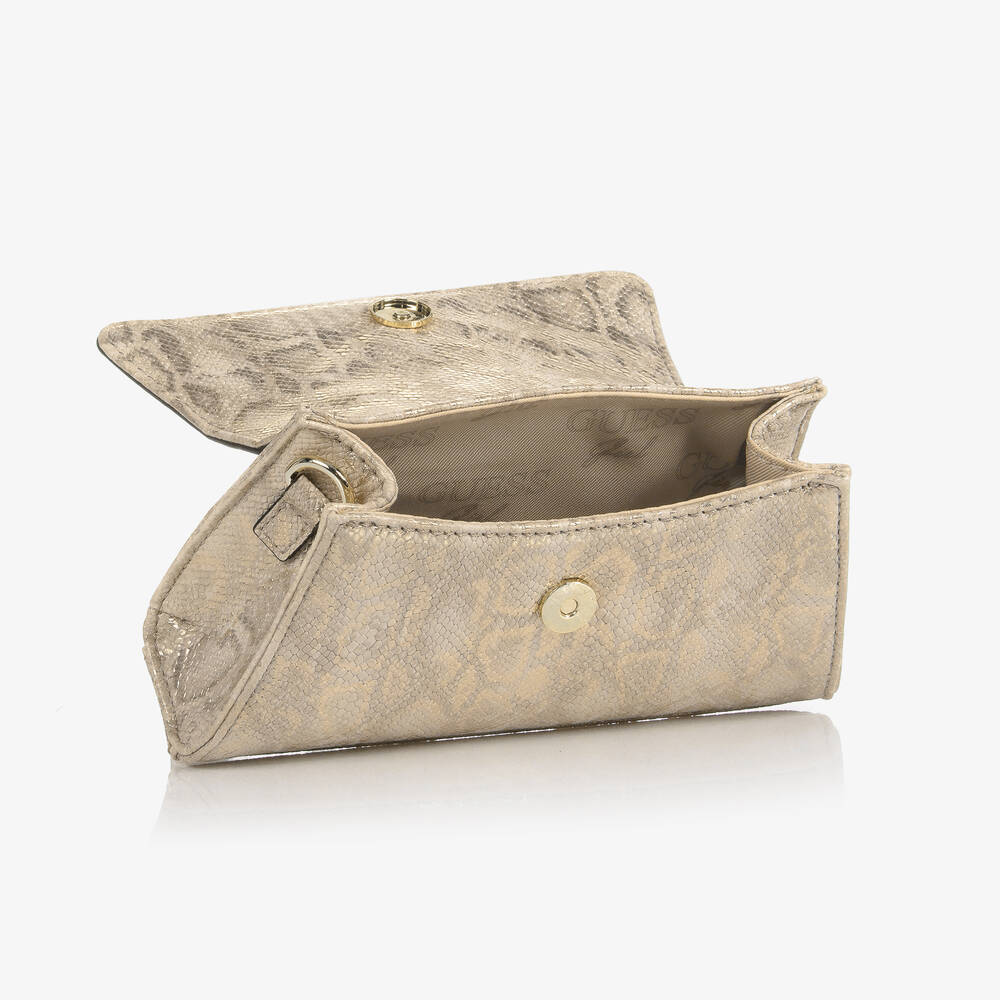 Gold guess purse sales