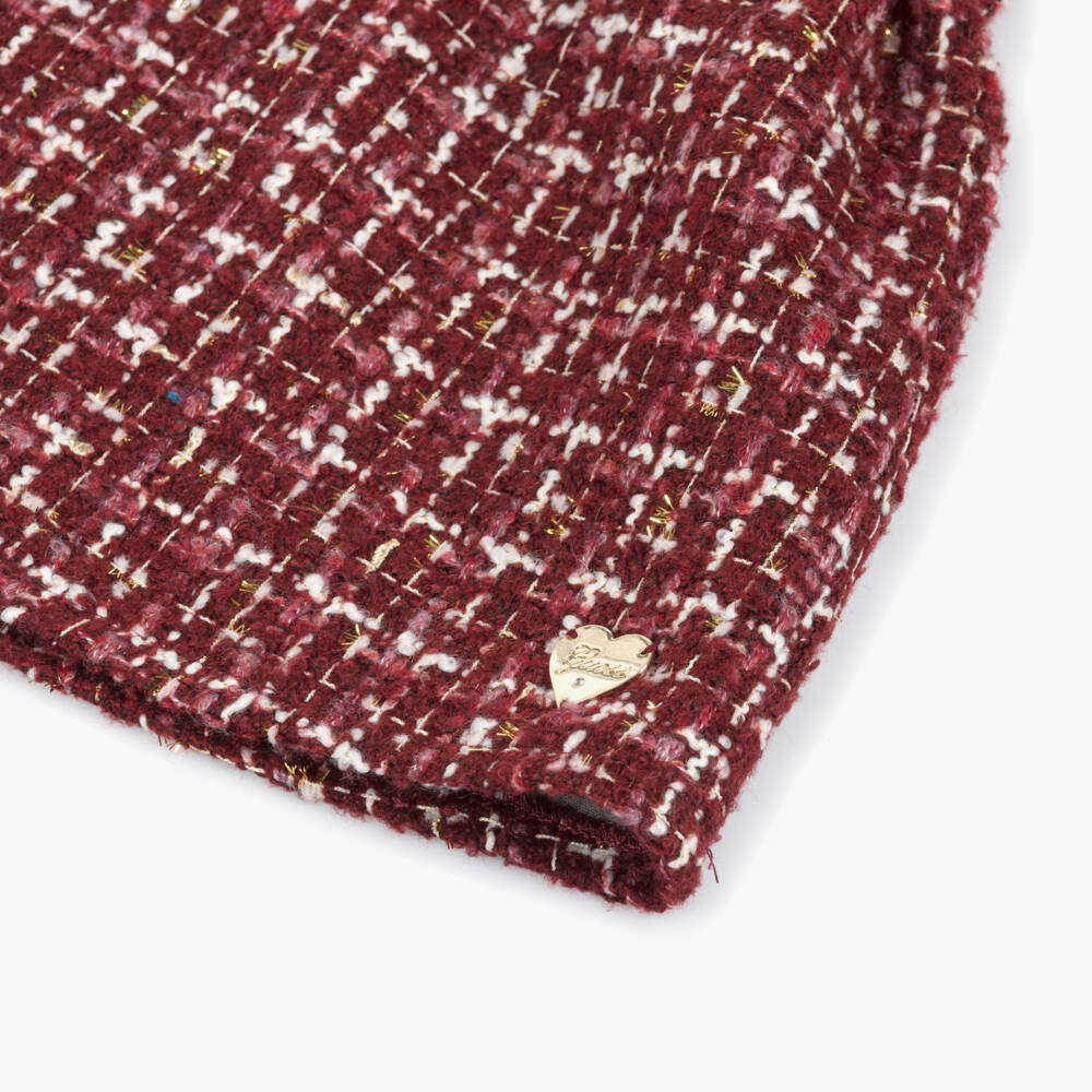 Guess-Girls Ivory and Scarlet Pinafore Ensemble | Childrensalon Outlet