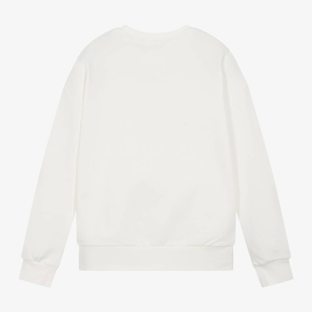 Guess-سويتشيرت بديامونتي قطن لون عاجي | Childrensalon Outlet