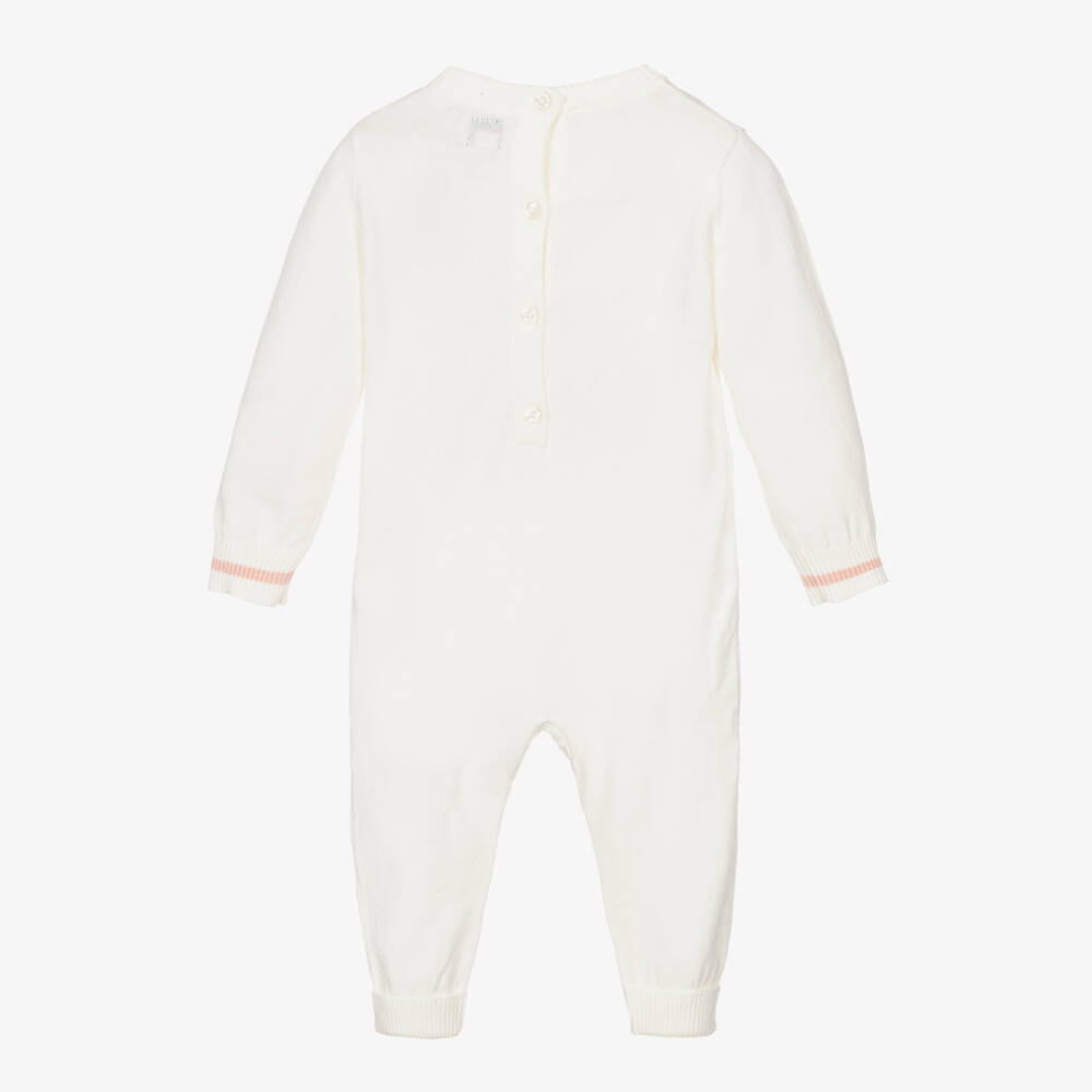 Guess-بيجامة أطفال عاجية محبوكة للبنات | Childrensalon Outlet