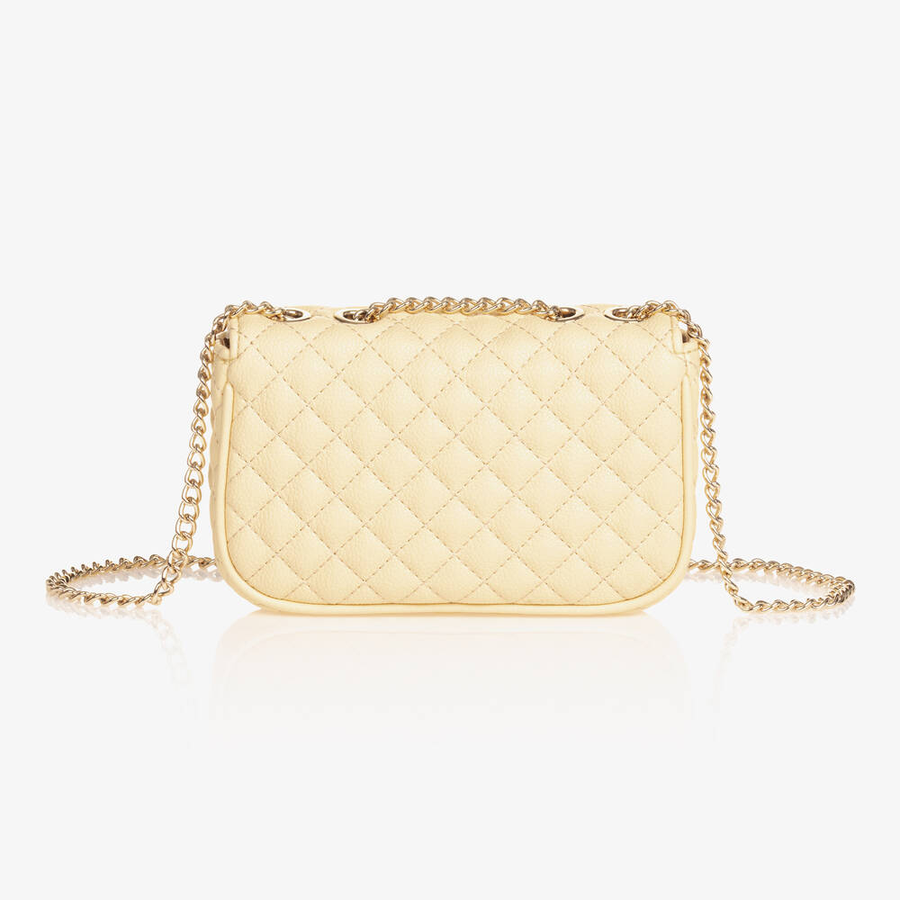 Guess-Girls Ivory Quilted Shoulder Bag (18cm) | Childrensalon Outlet